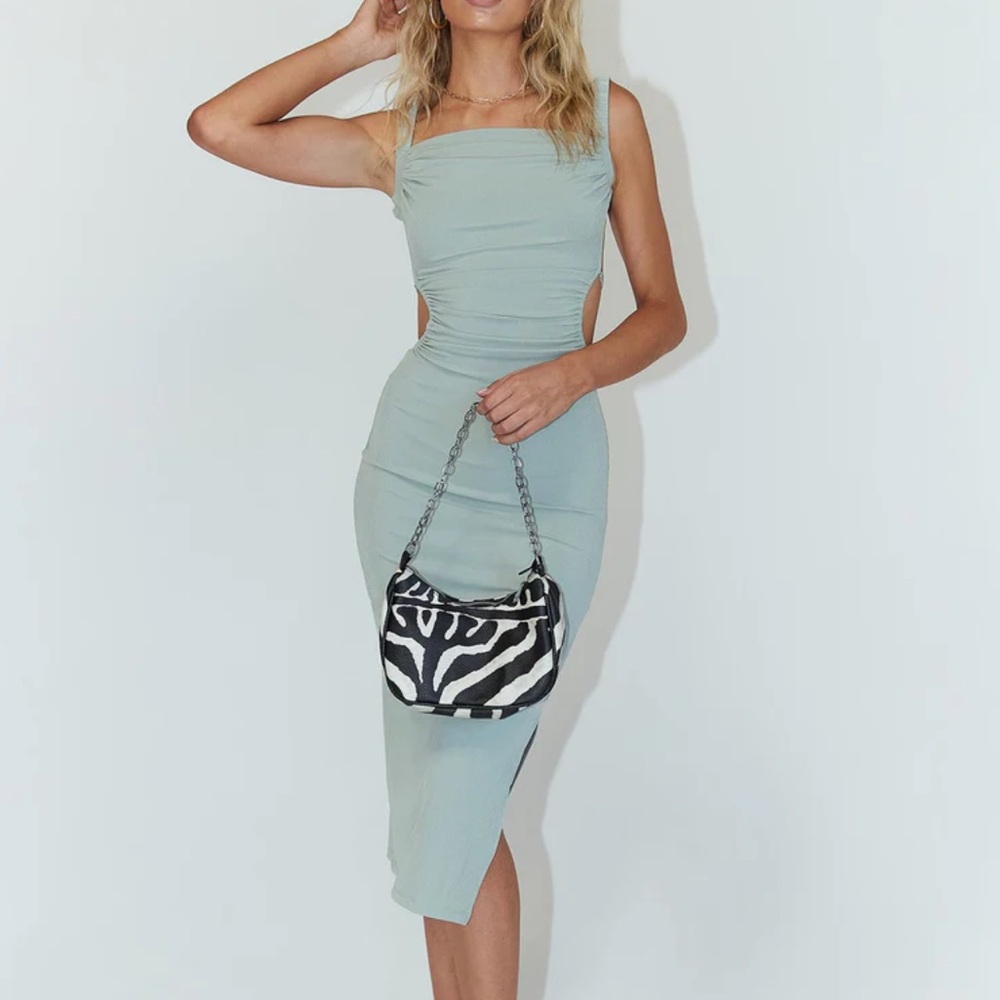 Princess Polly Lainey Midi Dress Sage
